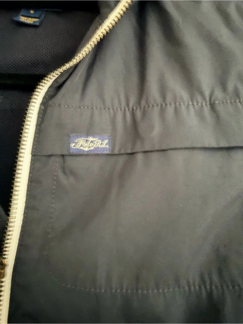 Ralph Lauren Navy Jacket with Gold Logo